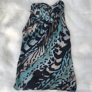 Petite small sleeveless blouse